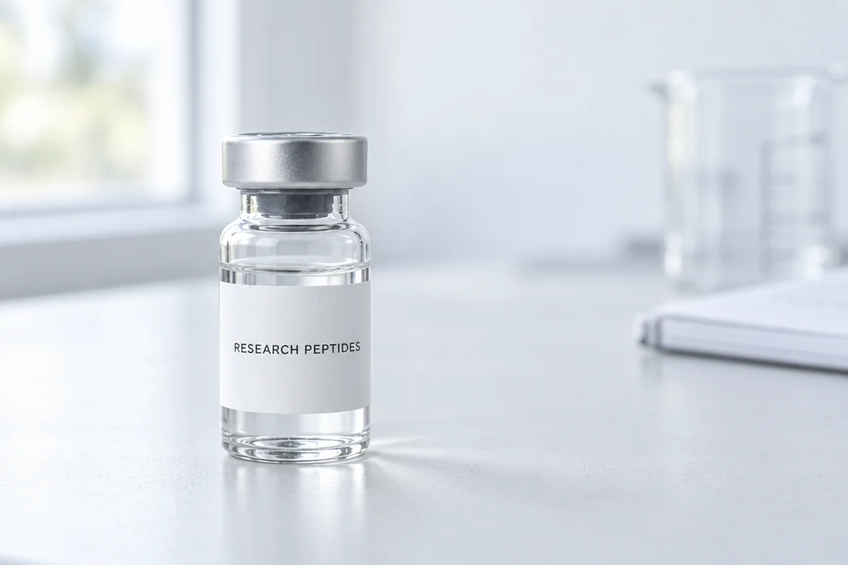 Buy peptides online in Canada – lab-tested research peptide vial from Shop Peptides Online