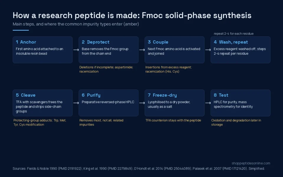 How Research Peptides Are Made: Solid-Phase Synthesis Explained